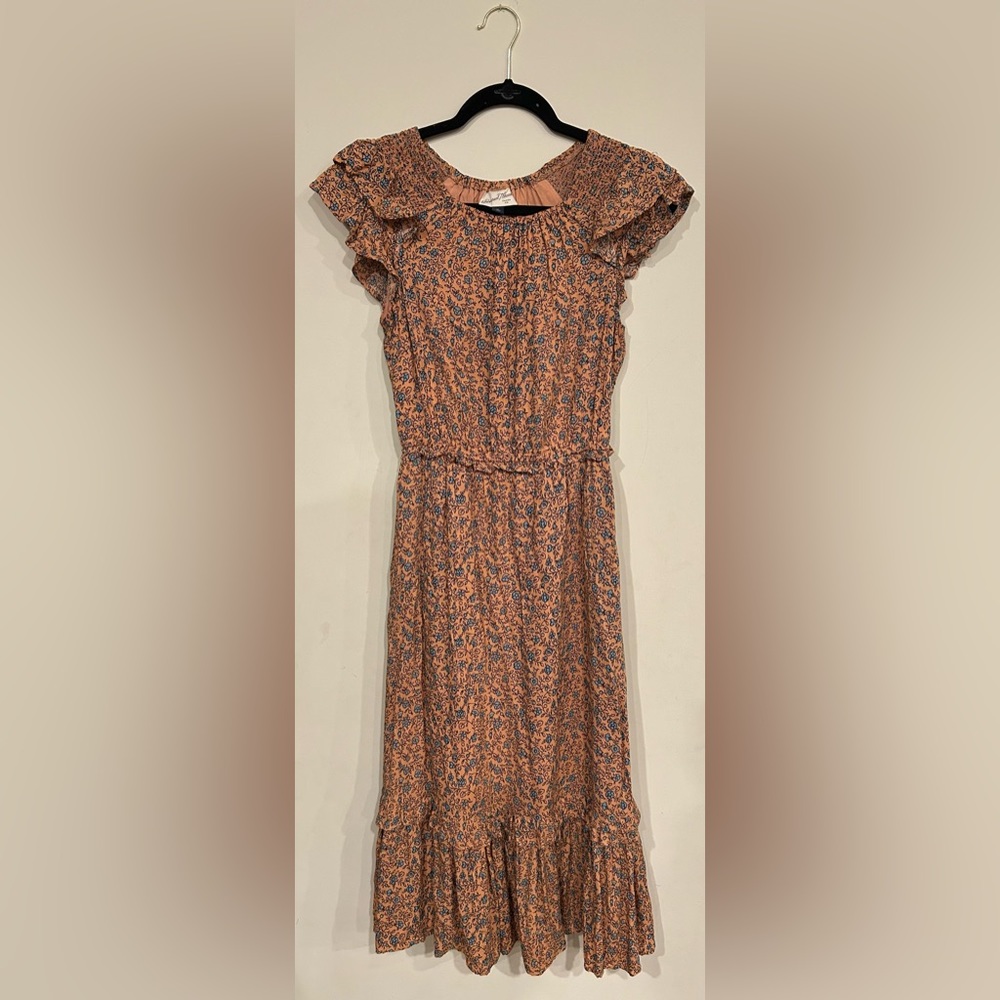 Floral Peasant Style Dress